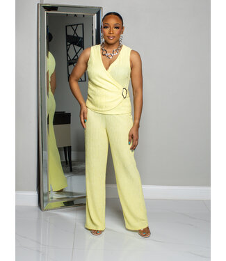 TO THE SIDE PANT SET