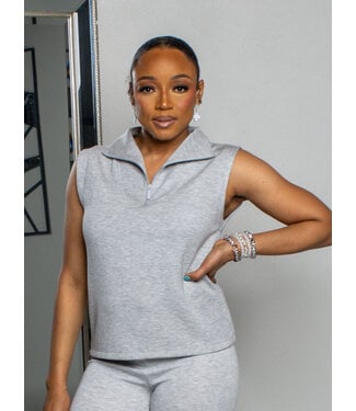 KEEP IT SPORTY SCUBA TOP - GREY