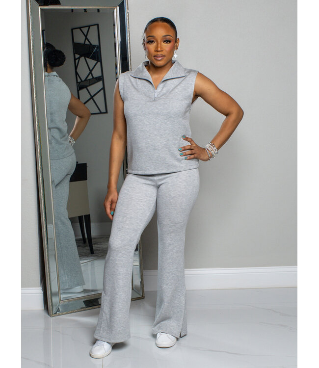 KEEP IT SPORTY SCUBA TOP - GREY
