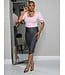 Call Me Basic Pencil Skirt - Grey