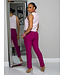 MODERN CLASS HIGH RISE ANKLE PANTS - MAGENTA