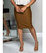 Call Me Basic Pencil Skirt - Brown