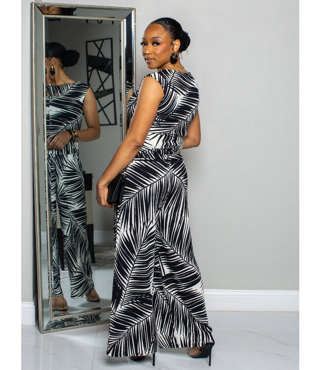 SET ME FREE PANTS SET - BLACK