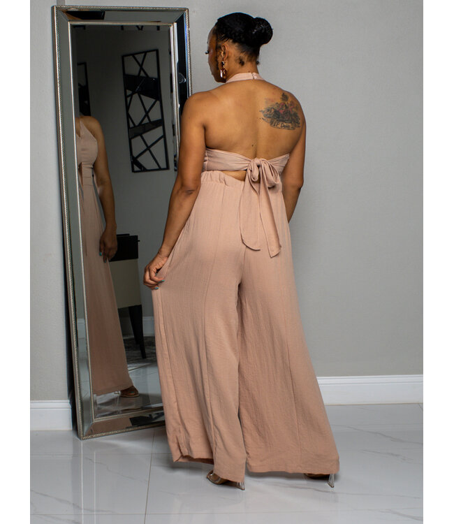 Not Your Type Halter Jumpsuit