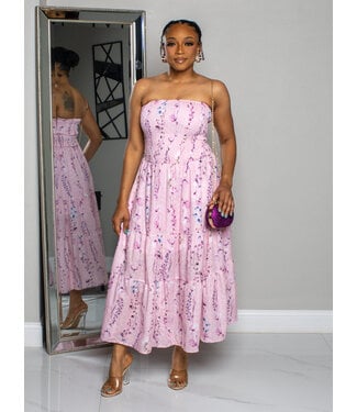 Fairytale Blossoms Midi Dress