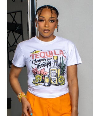 Tequila Cheaper Than Therapy  Graphic T-Shirt