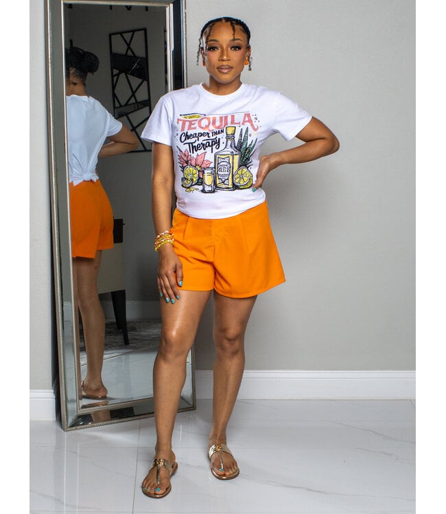 Tequila Cheaper Than Therapy  Graphic T-Shirt