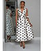 No Hiding Polka Dot Midi Dress