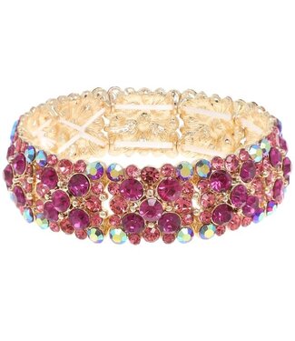DIPPIN DOTS JEWEL BRACELET - FUCHSIA