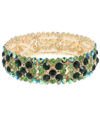 DIPPIN DOTS JEWEL BRACELET - EMERALD