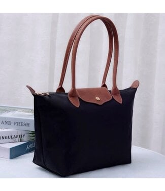 Places To Be Nylon Handbag - Black