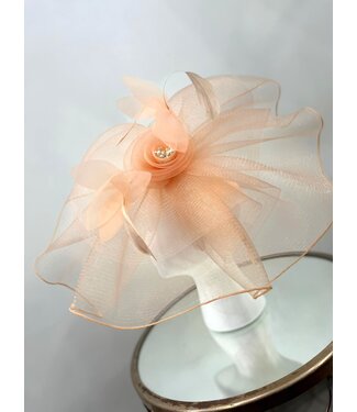Ready For More Fascinator - Peach