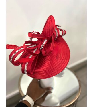 Your Majesty Fascinator - Red