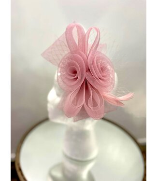 Double The Love Fascinator - Mauve