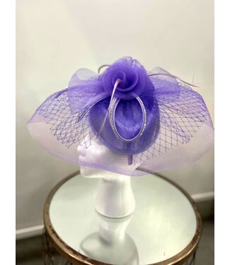Heaven Sent Fascinator - Lavender