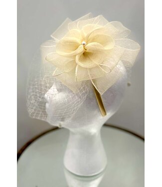 Well Wishes Fascinator - Ivory
