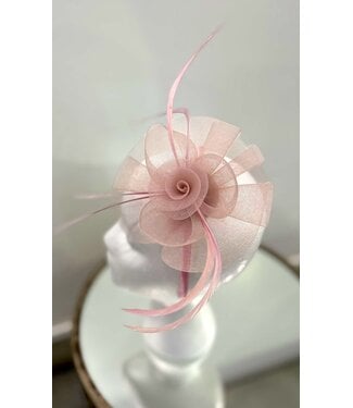 Hello Rose Fascinator - Mauve