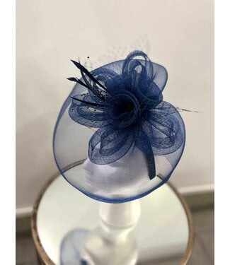 No Dull Moments Fascinator - Navy
