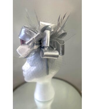 LUXE AFFAIR FASCINATOR - SILVER