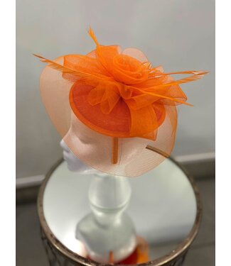 MAKE A WISH FASCINATOR - ORANGE