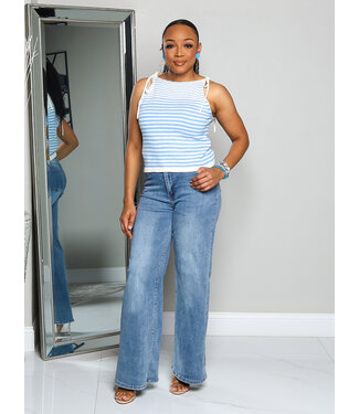 Straight Lines Tie Top