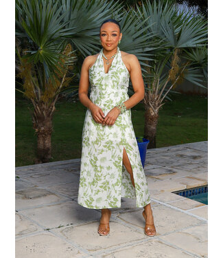 Whispering Petals Midi Dress