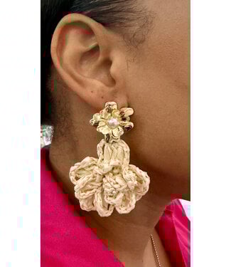 SUMMER IN CANCUN EARRINGS - BEIGE