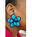 LOST IN THE FIELD EARRINGS - BLUE