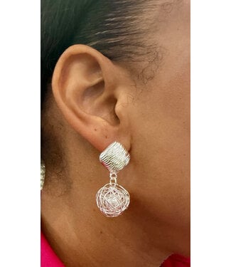 No Way Out Earrings - Silver