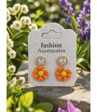 Easy Daisy 2 Pair Earring Set