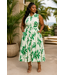PLUS Leaf Me Be Midi Dress