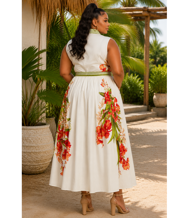 PLUS Hibiscus Paradise Dress