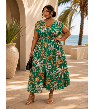 PLUS HIDDEN IN THE PALMS DRESS