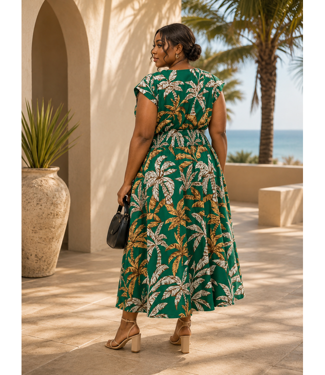 PLUS HIDDEN IN THE PALMS DRESS