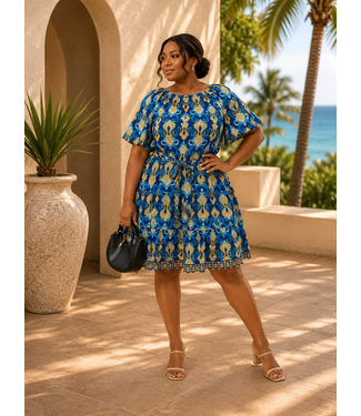 PLUS ROYAL DAY AWAY DRESS