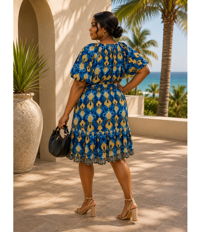 PLUS ROYAL DAY AWAY DRESS