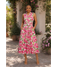 Sweet Rosey Floral Midi Dress