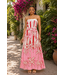 Island Palm Breeze Maxi Dress