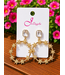 GIRL STAR DROP EARRINGS - CLEAR