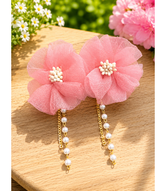 Fresh Pick Earrings - Coral