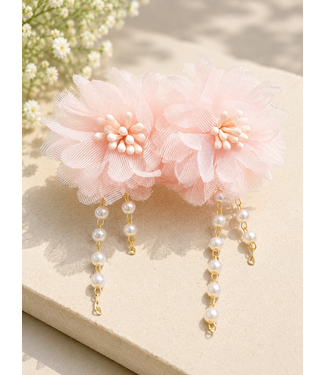 FLUFF IT UP EARRINGS - PINK