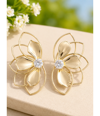 FLAIR AFFAIR EARRINGS - GOLD