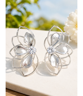 FLAIR AFFAIR EARRINGS - SILVER