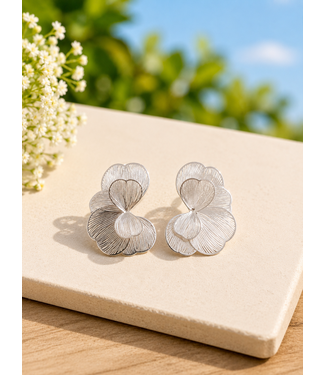FANFARE EARRINGS - SILVER