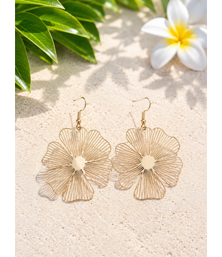 Delicate Touch Earrings - Gold