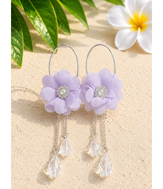 Daisy Fields Earrings - Lavender