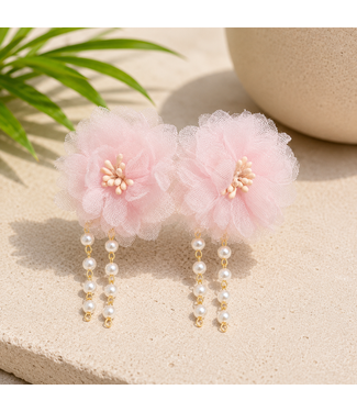 FLUFF IT UP EARRINGS - LAVENDER