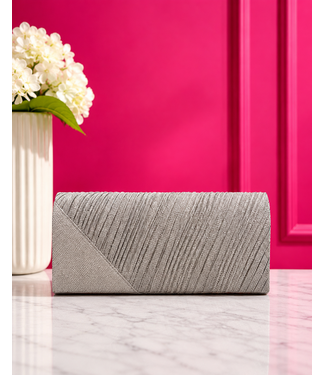 Shining Star Clutch - Silver