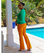 Apple Green Round Neck Cardigan