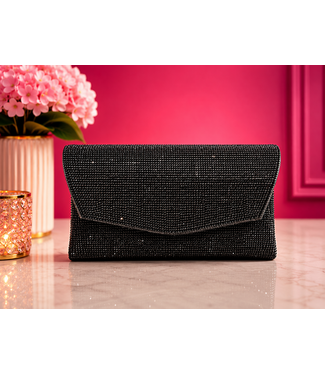 ICED OUT CLUTCH - BLACK